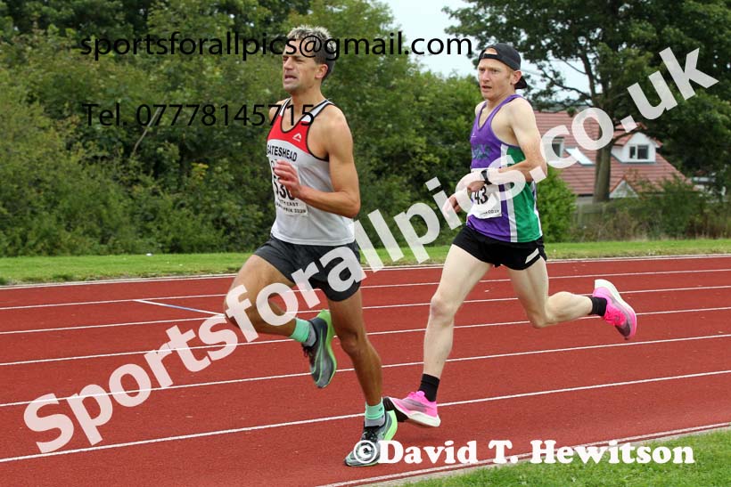 3000 metres, NECAA Open Meeting, Morpeth, Sunday, September 27th. David T. Hewitson/Sports for All Pics